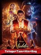 Aladdin (2019) BRRip Original [Telugu + Tamil + Hindi + Eng] Dubbed Movie Watch Online Free