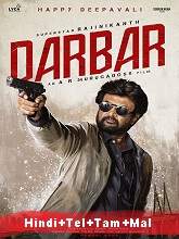 Darbar (2020) HDRip Original [Hindi + Telugu + Tamil + Malayalam] Full Movie Watch Online Free