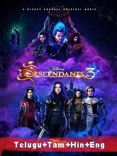 Descendants 3 (2019) HDRip Original [Telugu + Tamil + Hindi + English] Dubbed Movie Watch Online Free
