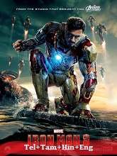Iron Man 3 (2013) BRRip Original [Telugu + Tamil + Hindi + Eng] Dubbed Movie Watch Online Free