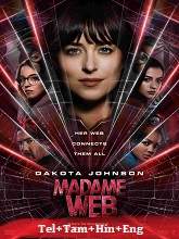 Madame Web (2024) HDRip Original [Telugu + Tamil + Hindi + Eng] Dubbed Movie Watch Online Free