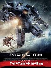Pacific Rim (2013) BRRip Original [Telugu + Hindi + Tamil + Eng] Dubbed Movie Watch Online Free