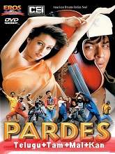 Pardes (1997) HDRip Original [Telugu + Tamil + Malayalam + Kannada] Full Movie Watch Online Free