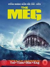 The Meg (2018) BRRip Original [Telugu + Tamil + Hindi + Eng] Dubbed Movie Watch Online Free